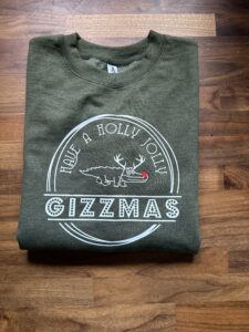 Holly Jolly Gizzmas KGLW Christmas Sweatshirt