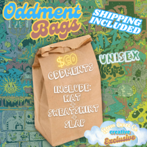 King Gizzard Bootleg Oddments Bag Green Coast