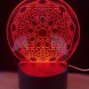 Nonagon Mini LED Desk Sign | King Gizzard & The Lizard Wizard | KGLW Bootleg