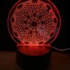Nonagon Mini LED Desk Sign | King Gizzard & The Lizard Wizard | KGLW Bootleg
