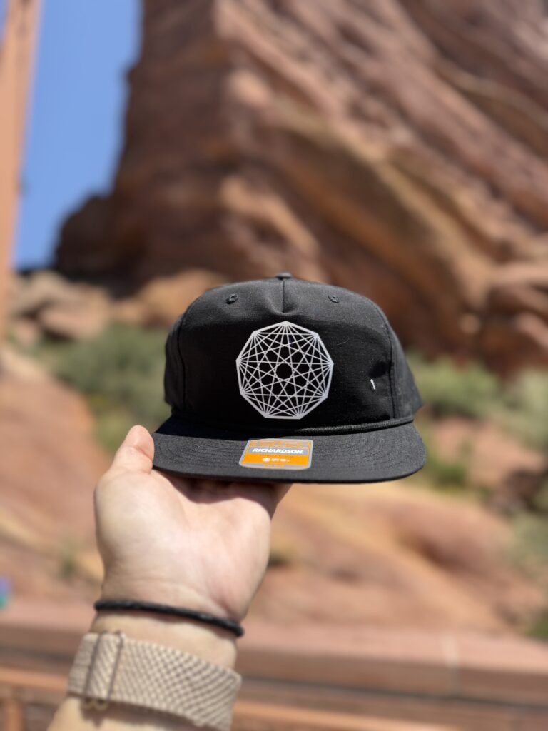 King Gizzard and the Lizard Wizard Nonagon Infinity Black Richardson Snapback