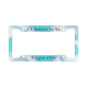 King Gizzard and the Lizard Wizard flight b741 license plate cover