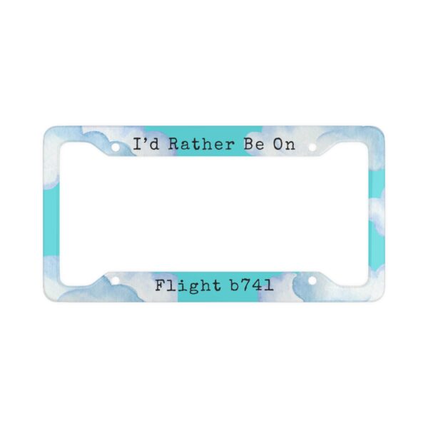 King Gizzard and the Lizard Wizard flight b741 license plate cover