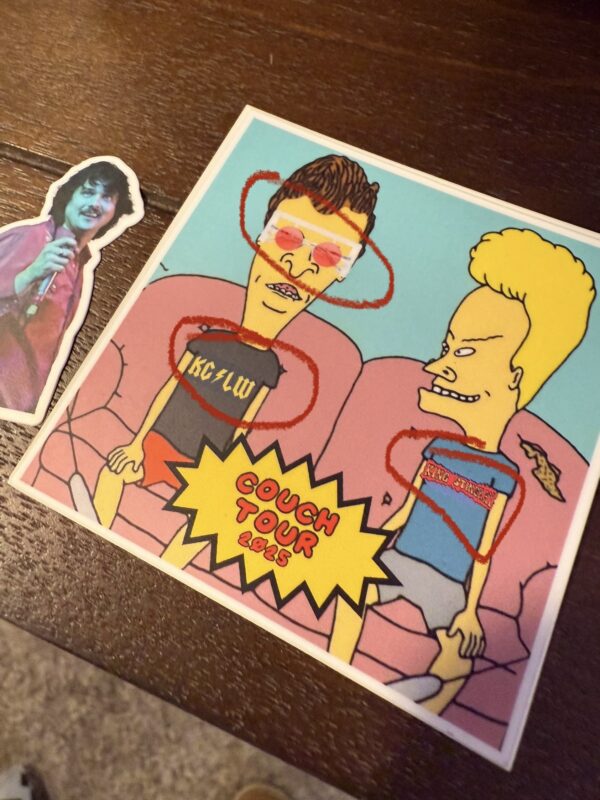 King Gizzard ACDC Couch Tour Sticker