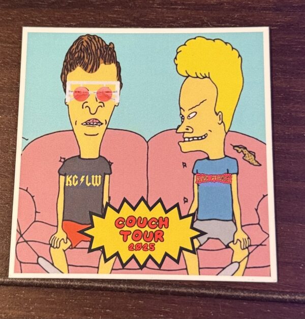 King Gizzard ACDC Couch Tour Sticker
