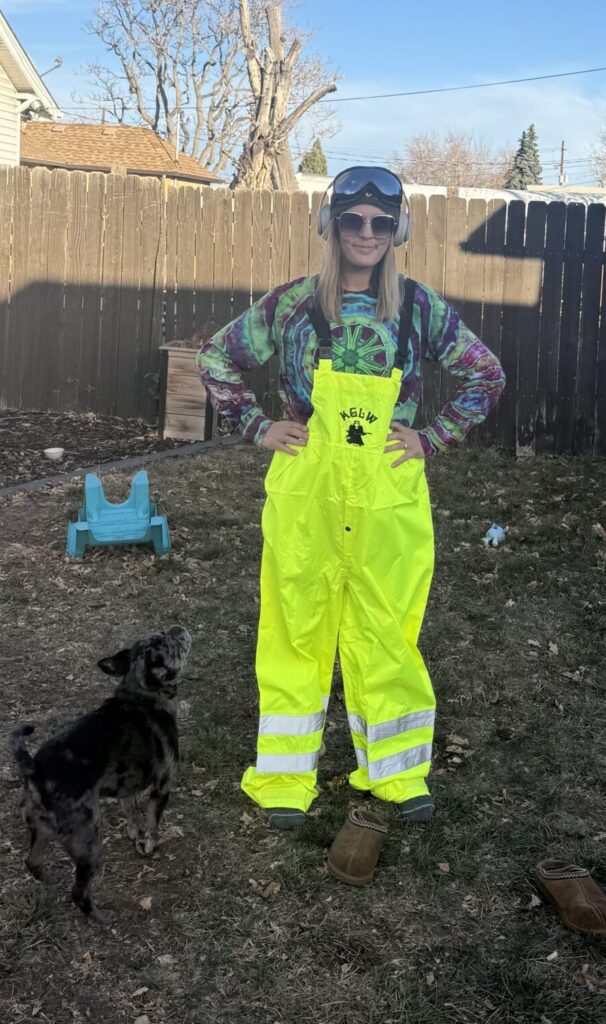 King Gizzard and the Lizard Wizard Flying Microtonal Banana Construction Waterproof Snow Bibs