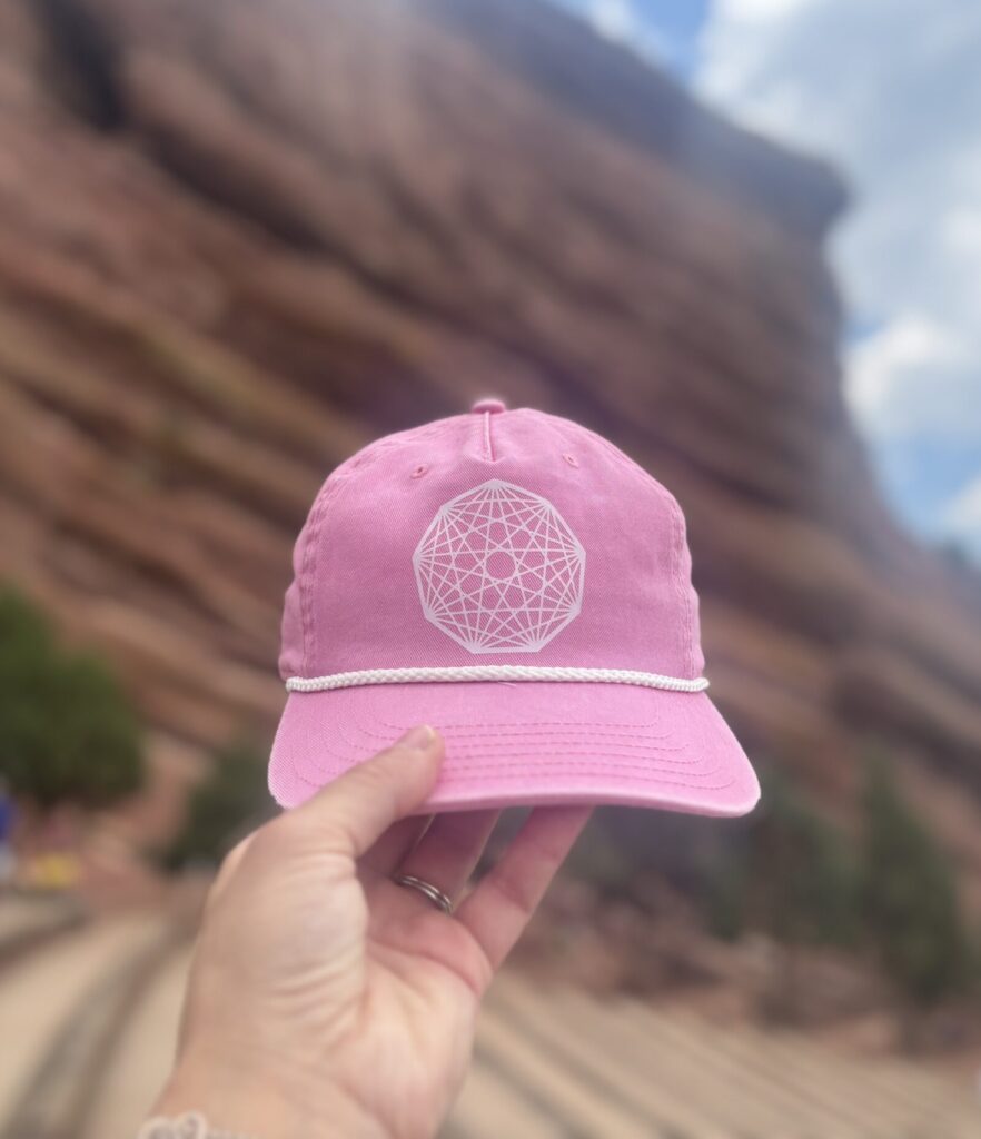Pink Nonagon Hat