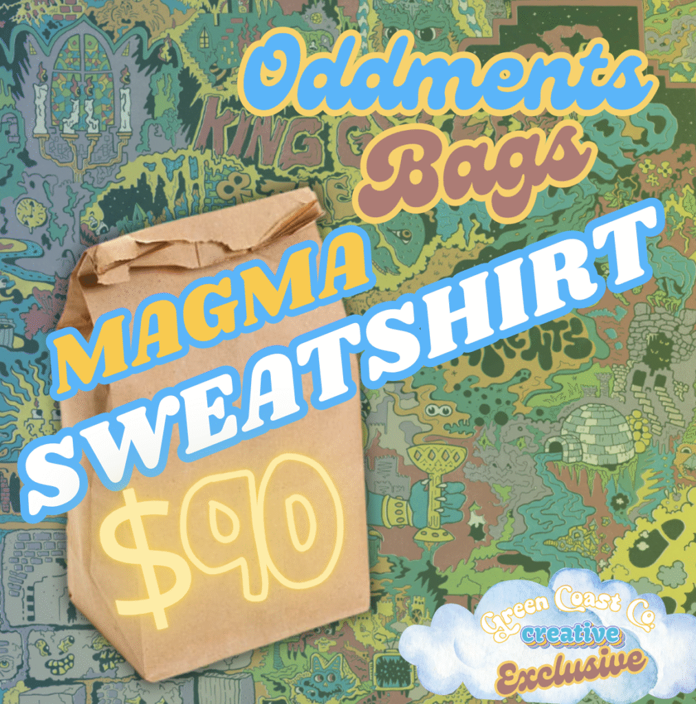 King Gizzard Magma Oddments Mystery Bag Unisex Sweatshirt