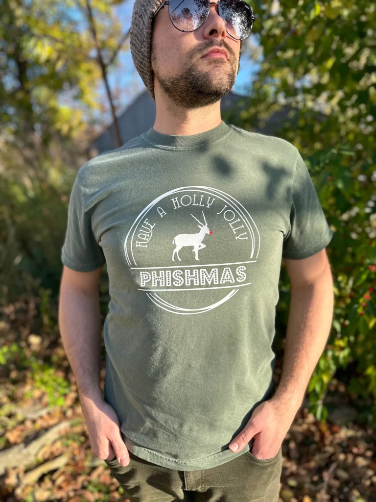 Phish Have a Holly Jolly Phishmas T-Shirt by Green Coast Co.